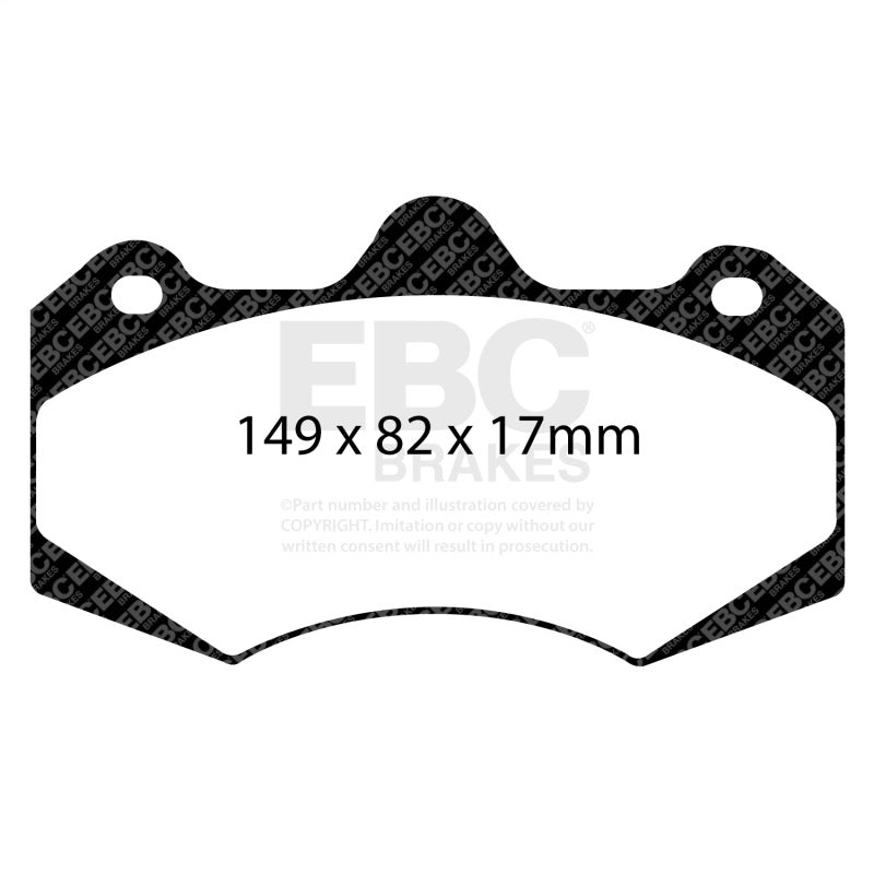 EBC DP5062NDX EBC AP Racing Caliper CP7040 (AP Racing Pad CP7040D54) Bluestuff Brake Pads