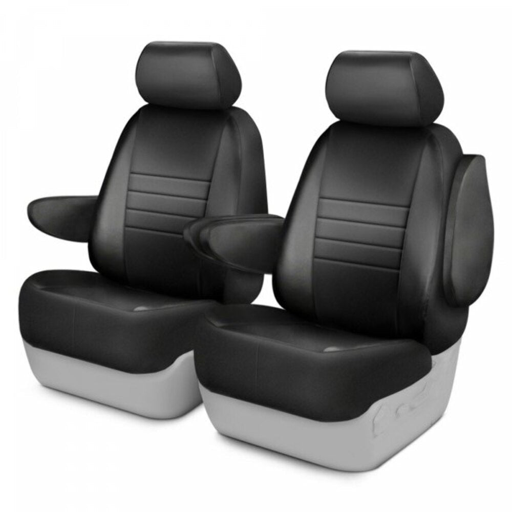 SL67-69 BLK/BLK FIA Sl Front Bucket Seat Cover Ford Br