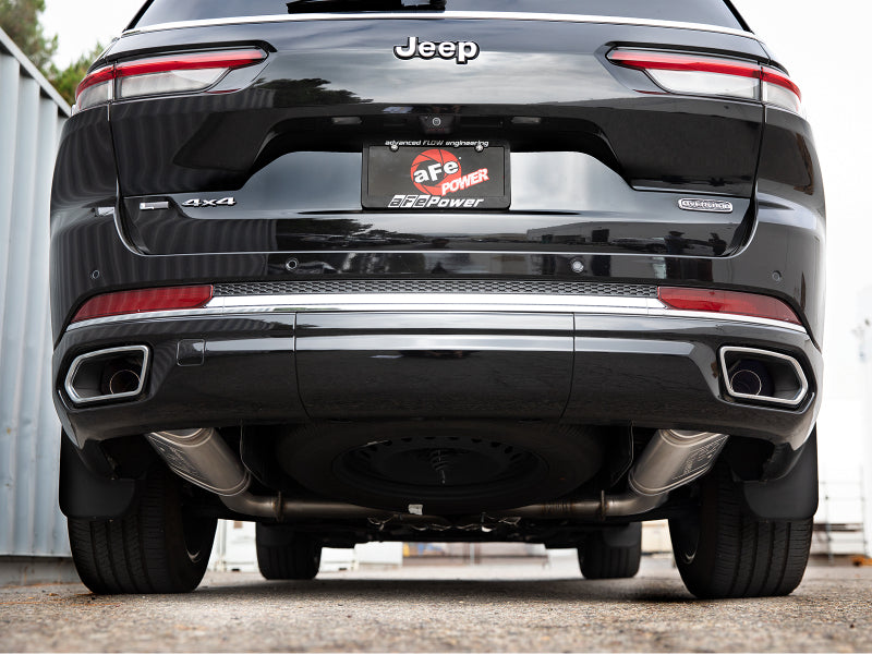 aFe 49-38100 aFe Vulcan Series 2.24in SS Cat-Back Exhaust 21-23 Jeep Grand Cherokee L V8 5.7L