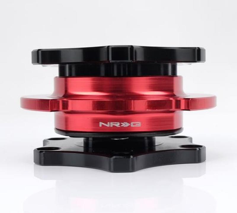 NRG SRK-R200BK-RD NRG Quick Release SFI SPEC 42.1 - Shinny Black Body / Red Shinny Ring