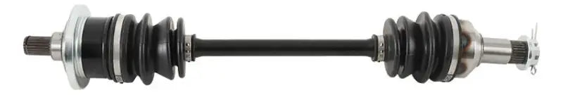 Black and silver ball heavy duty axle shaft with CV joints for heavy duty axle vehicles