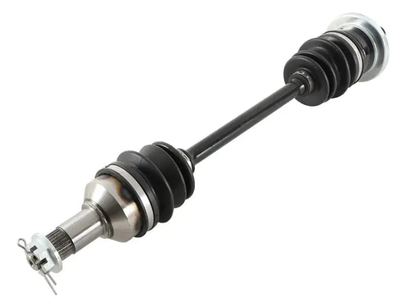 Automotive CV axle shaft with boots and nuts for AB6-AC-8-110 ball heavy duty axle