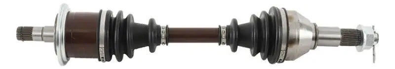 Complete front axle shaft assembly with CV joints and boots for ball heavy duty axle