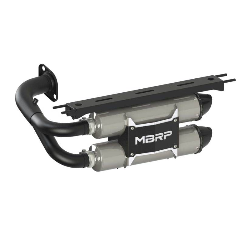 MBRP AT-9110PT MBRP 19-20 Honda Talon Dual Slip-On Exhaust System w/Performance Muffler
