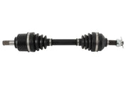 Black axle shaft with rubber boots for AB8-KW-8-221 Ball Extreme Axle Front
