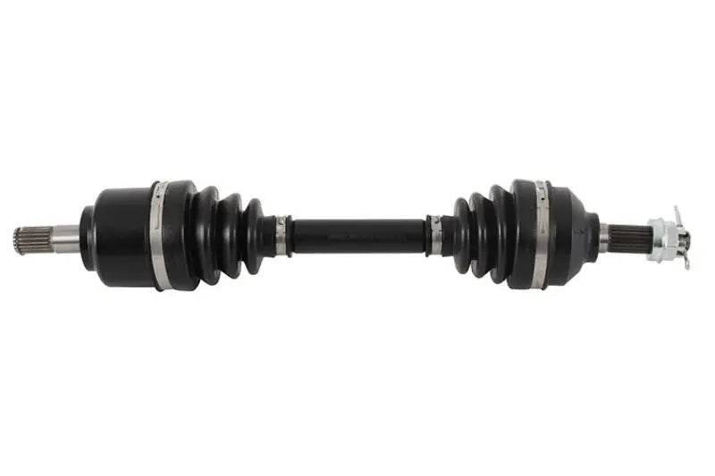 Black axle shaft with rubber boots for AB8-KW-8-221 Ball Extreme Axle Front