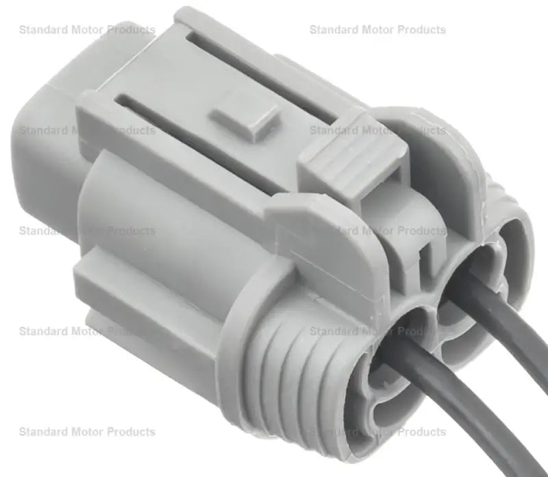 Gray ABS wheel speed sensor connector with two wires, ideal for speed sensor connector replacement