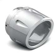 Chrome exhaust tip for RV and truck parts, AC00174 End Cap Combat 4.5 Chrome