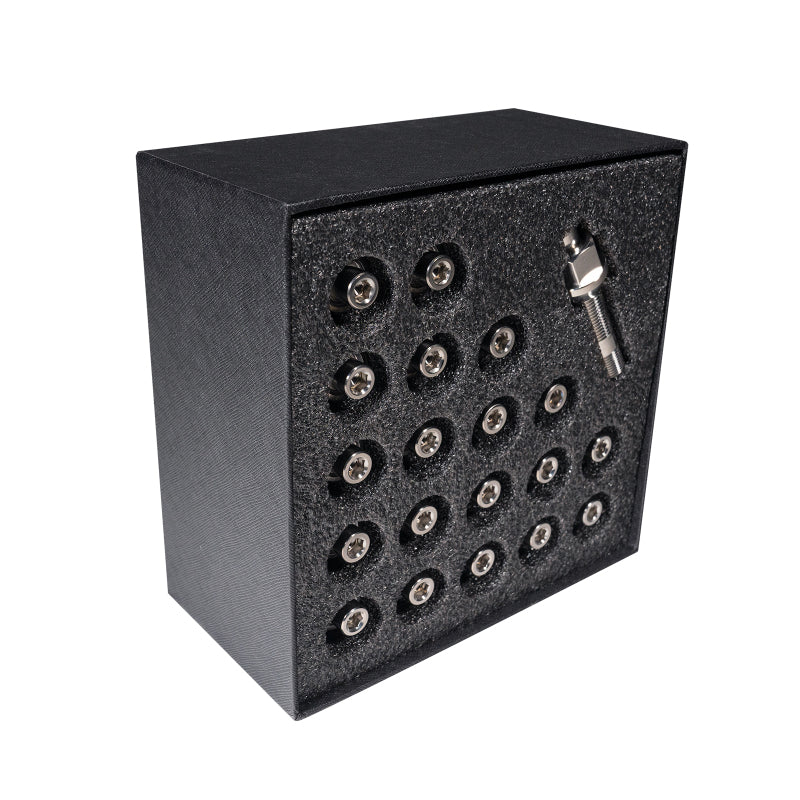 Wheel Mate Titanium Wheel Stud Conversion (Raw Ti) - M14x1.25 to M14x1.5 - 74mm - 60deg Lug Nut - TIM14C6074R