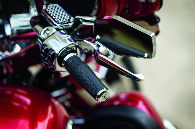 Kuryakyn 5922 Kuryakyn Hex Grips Thottle-By-Wire Chrome - 5922
