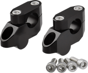 Zeta Handlebar Risers ZE53-05261 - Black Offset Riser Kit 20MM 26MM 22.2MM