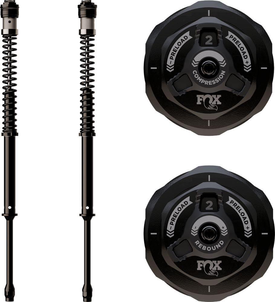FOX Dual Adjustable Cartridge Kits Suspension 890-27-012 - Grip ST Fork Kit Std 49MM FLH FLT 14-26