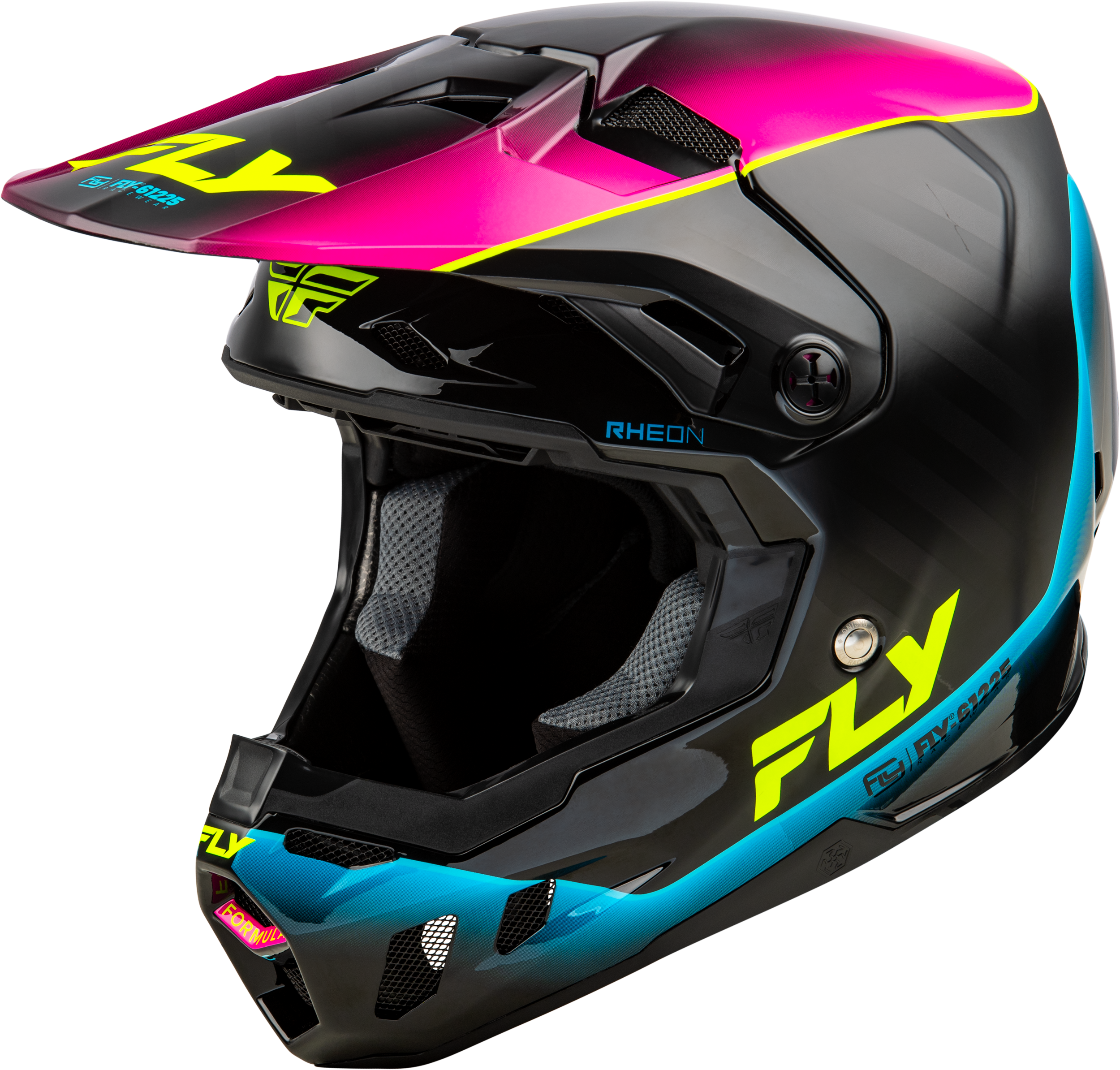Formula Cc Underglow Helmet Black/Pink/Blue Xs