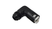 Vibrant 16920 Vibrant 90 Degree Aluminum AN to Female Quick Connect -6AN - 0.3125in Hose Size
