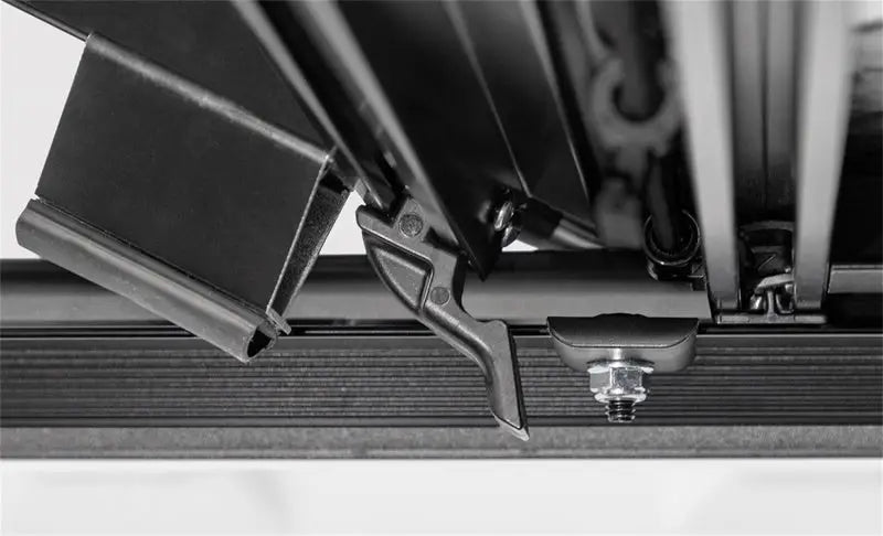Access LOMAX Folding Hard Cover 17 + Ford Super Duty F-250/F-350/F-450 6ft 8in Box Black Urethane