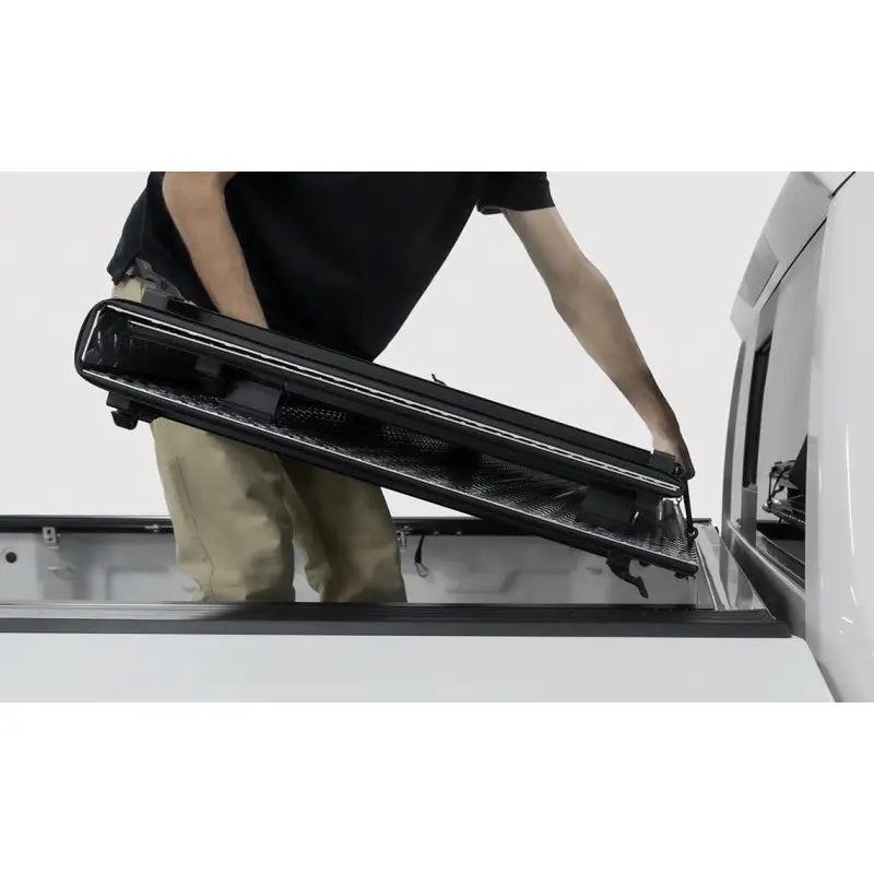 Access B3010049 Access LOMAX Folding Hard Cover 17+ Ford Super Duty F-250/F-350/F-450 6ft 8in Box Black Urethane