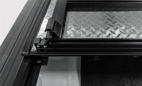 Access LOMAX Tri-Fold Cover Black Urethane Finish 19 + Chevrolet Silverado 1500 - 6ft 6in Bed