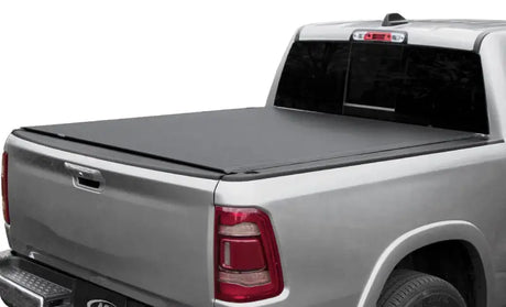 ACCESS Tonnosport Roll-Up Cover on a 2022 Hyundai Santa Cruz, securing a full-size 4ft bed.