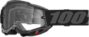 Accuri 2 Enduro Moto Goggle Black Clear Lens - Powersports