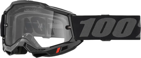 Accuri 2 Enduro Moto Goggle Black Clear Lens - Powersports