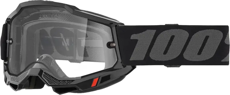 Accuri 2 Enduro Moto Goggle Black Clear Lens - Powersports