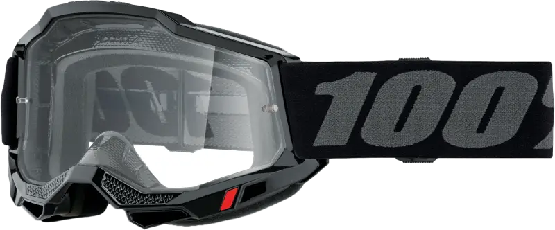 Accuri 2 Goggle Black Clear Lens - Powersports