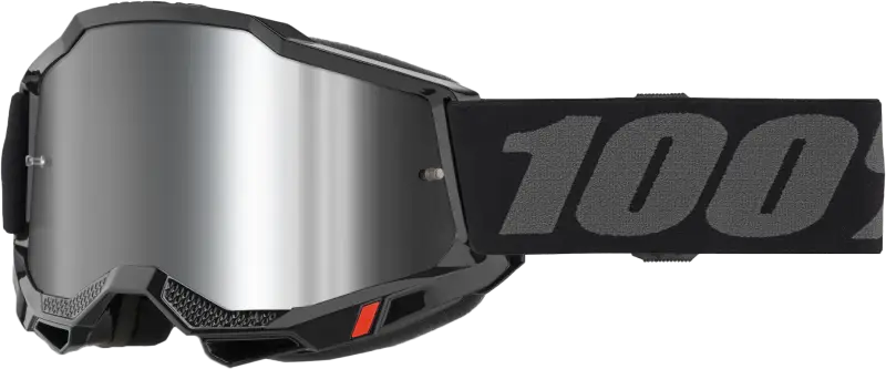 Accuri 2 Goggle Black Mirror Silver Lens - Powersports