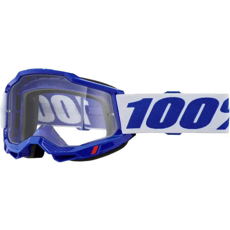 Accuri 2 Goggle Blue Clear Lens - Powersports