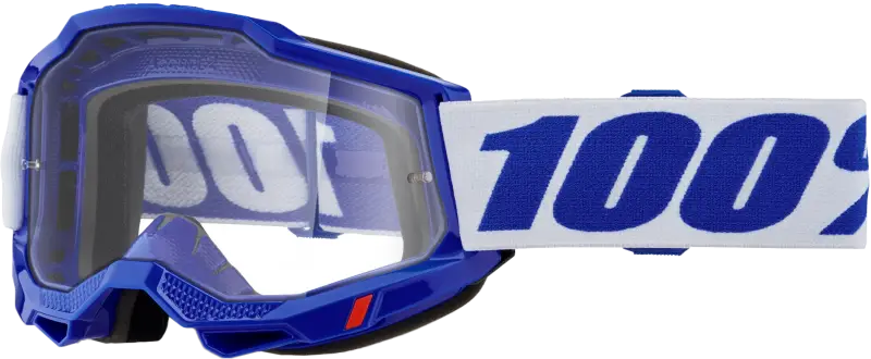 Accuri 2 Goggle Blue Clear Lens - Powersports