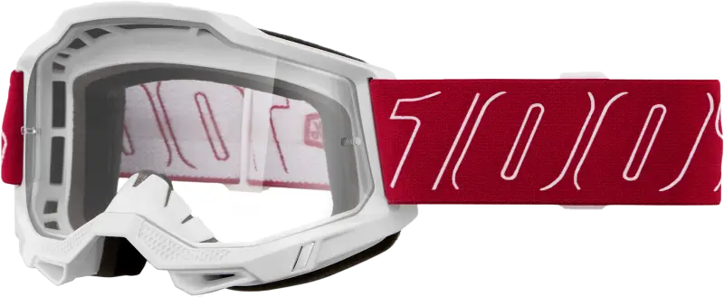Accuri 2 Goggle Redline Clear Lens