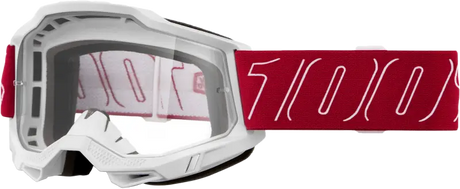 Accuri 2 Goggle Redline Clear Lens