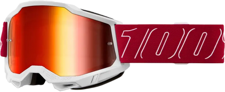 Accuri 2 Goggle Redline Mirror Red Lens
