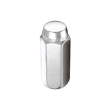 McGard Hex Lug Nut (Cone Seat) M14X1.5 / 22mm Hex / 1.945in. Length (4-Pack) - Chrome - 64014