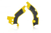 Acerbis 08-17 Suzuki RMZ450 Frame Guards- X-Grip - Yellow/Black - RV and Auto Parts