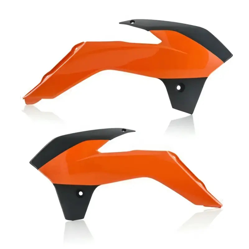 Orange and black KTM SX85 fairing set in vibrant Flo-Orange color for perfect fit