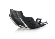 Acerbis 16-18 KTM SX-F/XC-F450/ FC450/ FX450/ FE450/501 Skid Plate - Black/White - 2449421007
