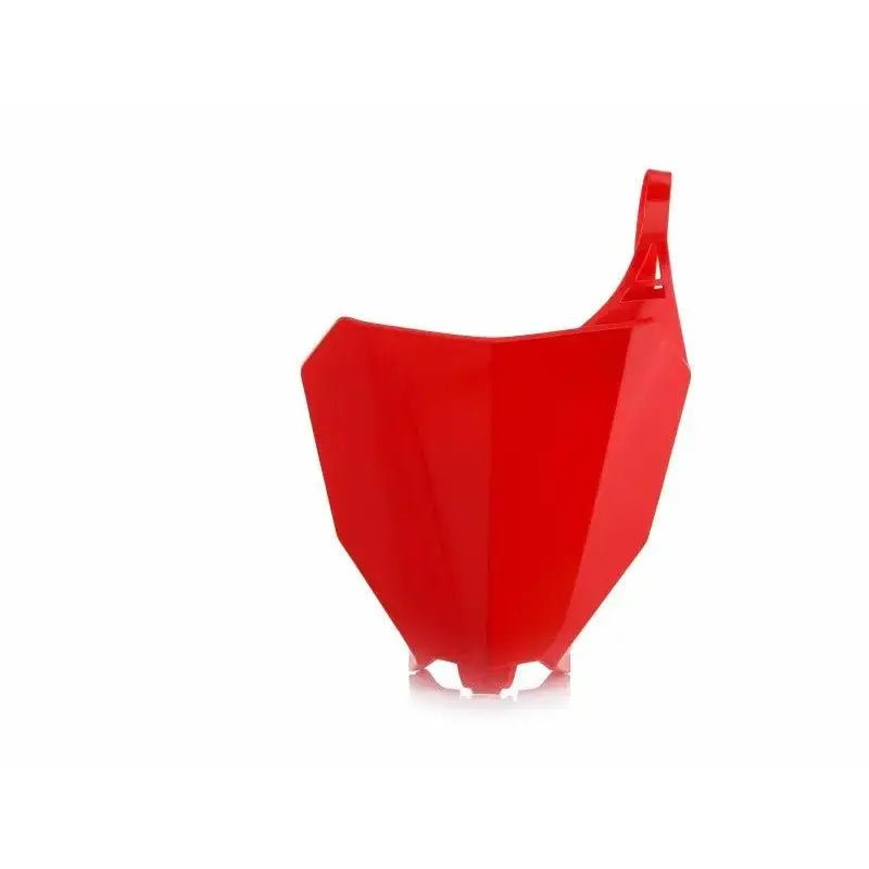 Acerbis 17-18 Honda CRF250R/CRF450R/CRF450RX Front Number Plate - 00 CR Red - RV and Auto Parts