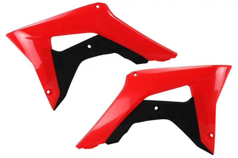 Acerbis 17-22 Honda CRF250R/ CRF450R/ CRF450R-S Radiator Shroud - Red/Black - 2630661018 - Misc Powersports