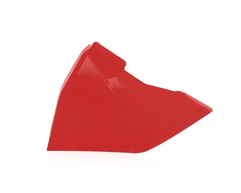 Red plastic angular object on Acerbis KTM SX85 MC85 Airbox Cover Left side