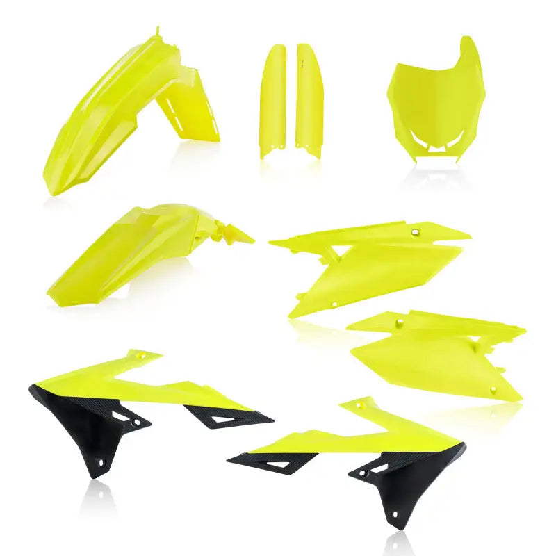 Acerbis 18-24 Suzuki RMZ250/ RMZ450 Full Plastic Kit - Flo-Yellow - 2686554310