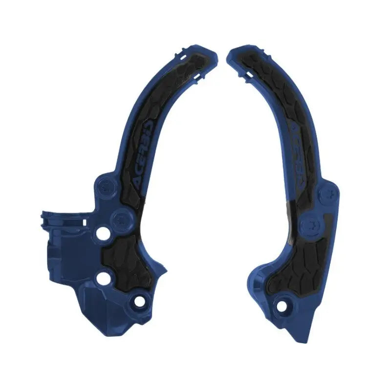 Blue and black KTM SX50 frame guard from Acerbis for extra protection