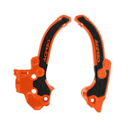 Acerbis 2024 KTM SX50 X-Grip Frame Guard - Orange/Black - Acerbis