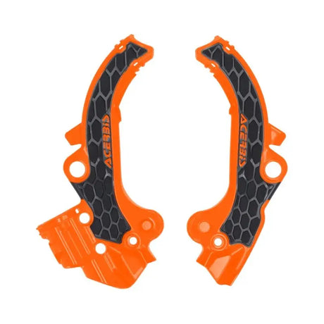 Acerbis 2024 KTM SX65 X-Grip Frame Guard - Orange/Black - Acerbis