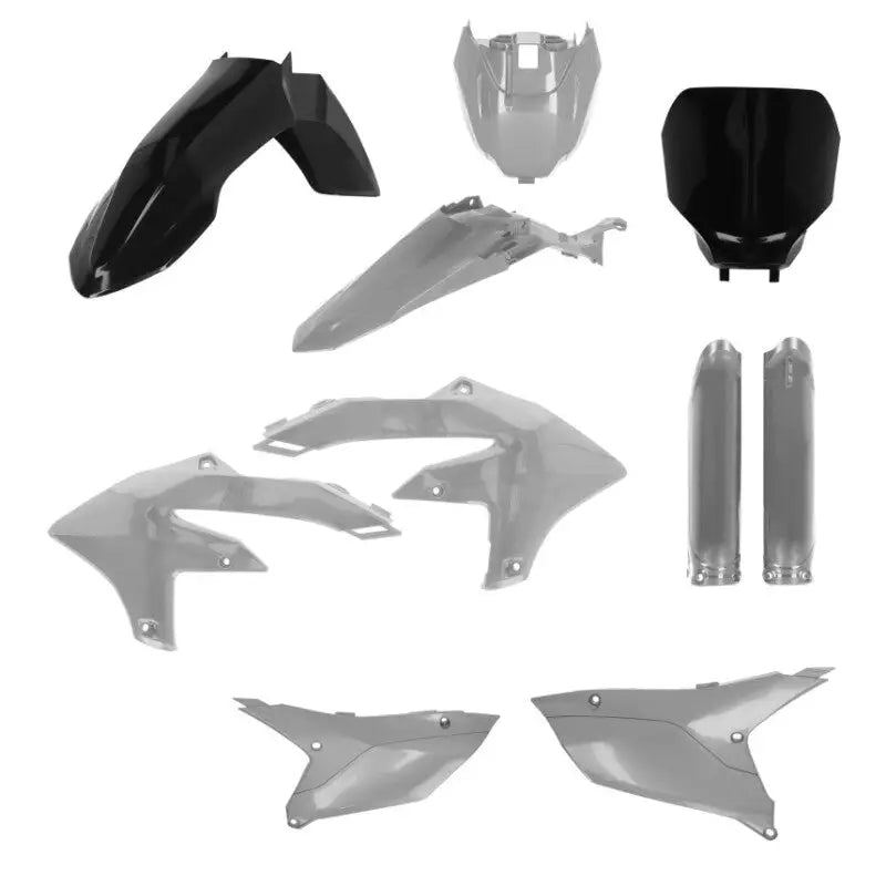 Acerbis 2024 Yamaha YZ250F/ 23+ YX450F/FX Full Plastic Kit w/Tank Cvr - Black/Gray - Acerbis