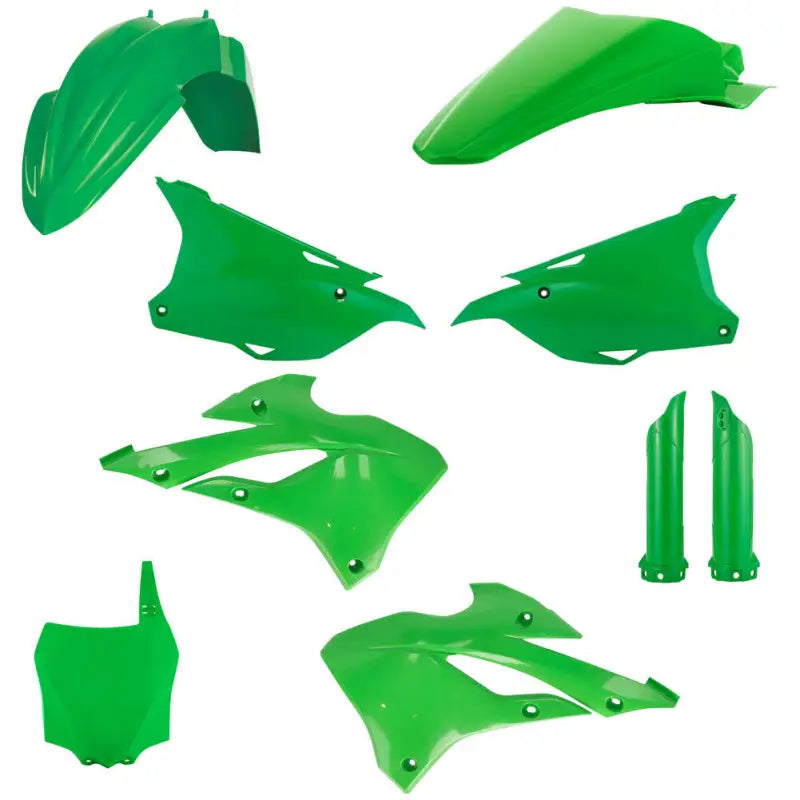 Acerbis 2936130006 Full Plastic Kit in Kawasaki Green - Body