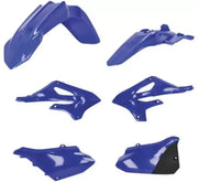Blue motorcycle body panels from Acerbis Plastic Kit Yamaha Original 22