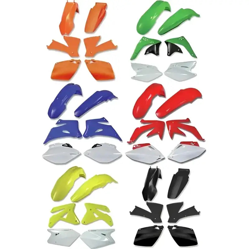 Acerbis 2936240001 Black Yamaha Side Panels Kit Including Front and Rear Fenders - Body