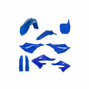 Acerbis Blue Full Plastic Kit for Yamaha (Yam) - Includes Front Fender, Side Panels, and Rear Fender