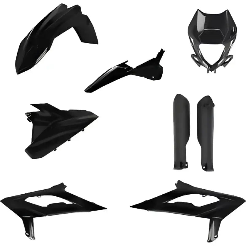 Acerbis Complete Plastic Kit for Beta (Black) - Body