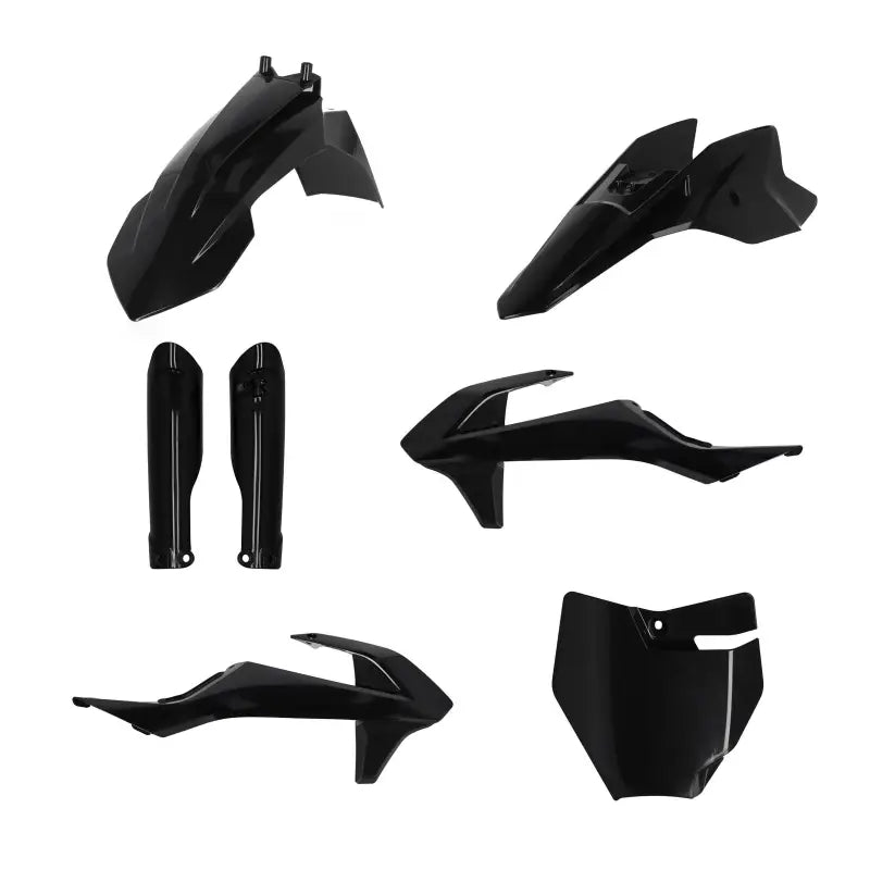 Full Plastic Kit Black Gas/Ktm
